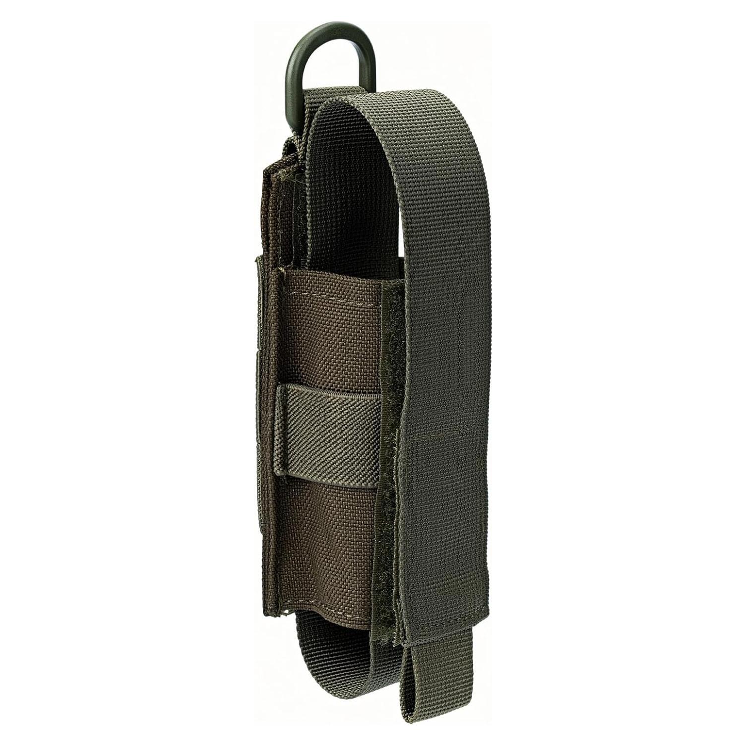 Funda Táctica MOLLE Dotacty para Linterna y Spray OC Verde