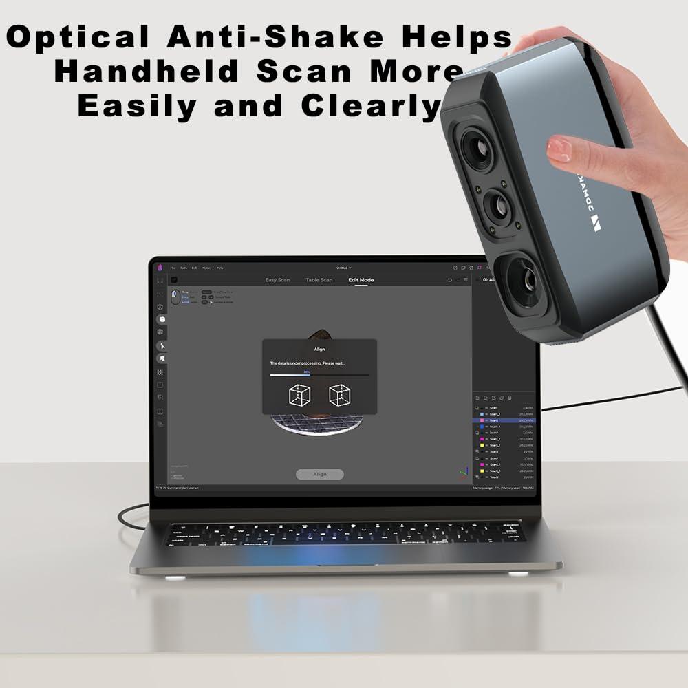 Escáner 3D de mano 3DMakerpro Moose, 0.03 mm precisión