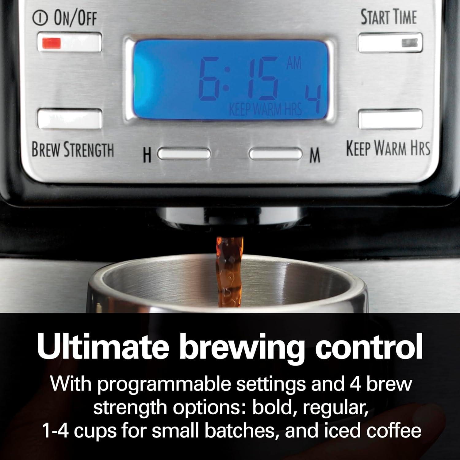 Cafetera de Goteo Hamilton Beach 12 Tazas Programable