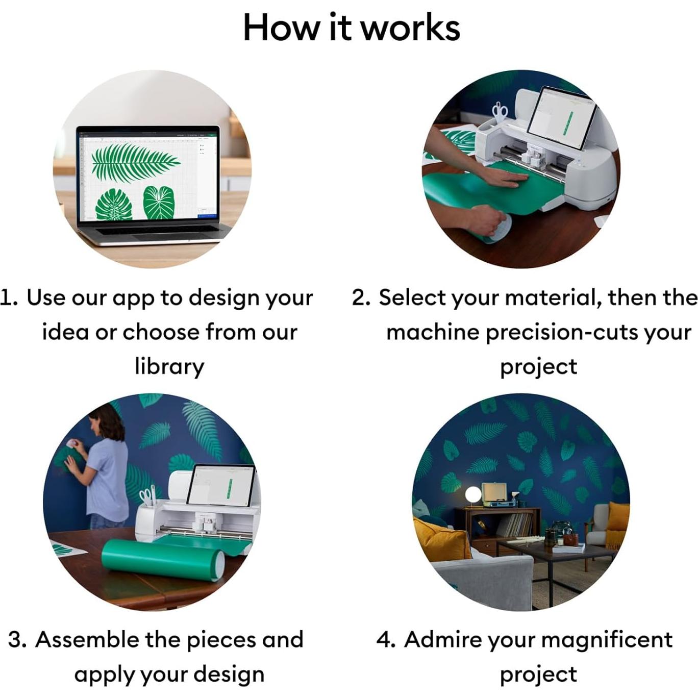 Cricut Maker 3 Máquina de Corte + EasyPress 2 30 imágenes