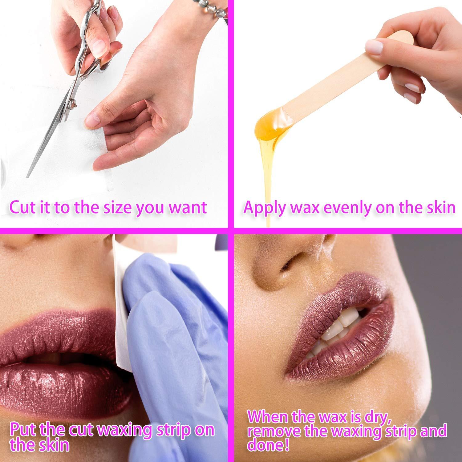 Rollo de tira de cera no tejida Vumdua 7 cm x 91 m para depilación