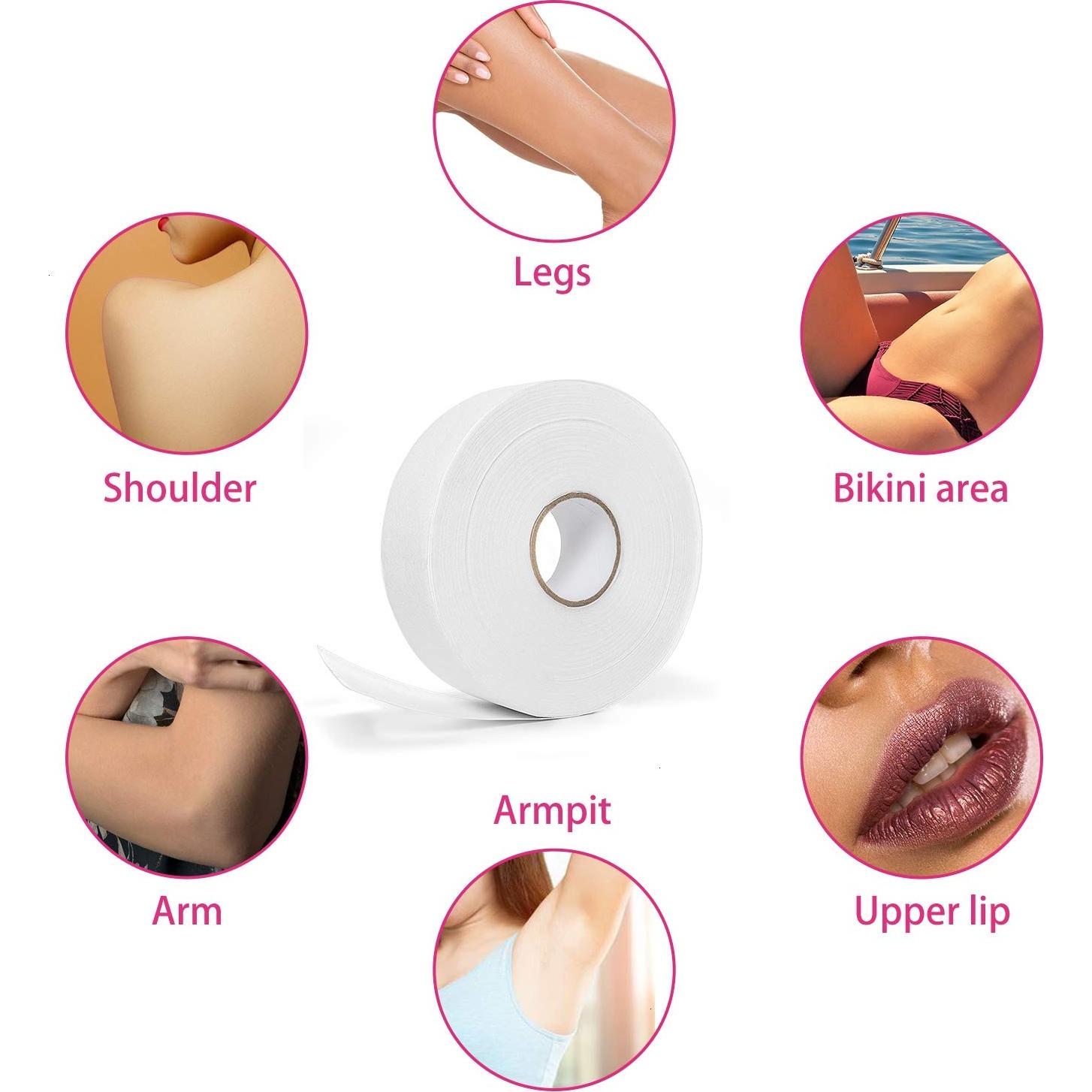 Rollo de tira de cera no tejida Vumdua 7 cm x 91 m para depilación