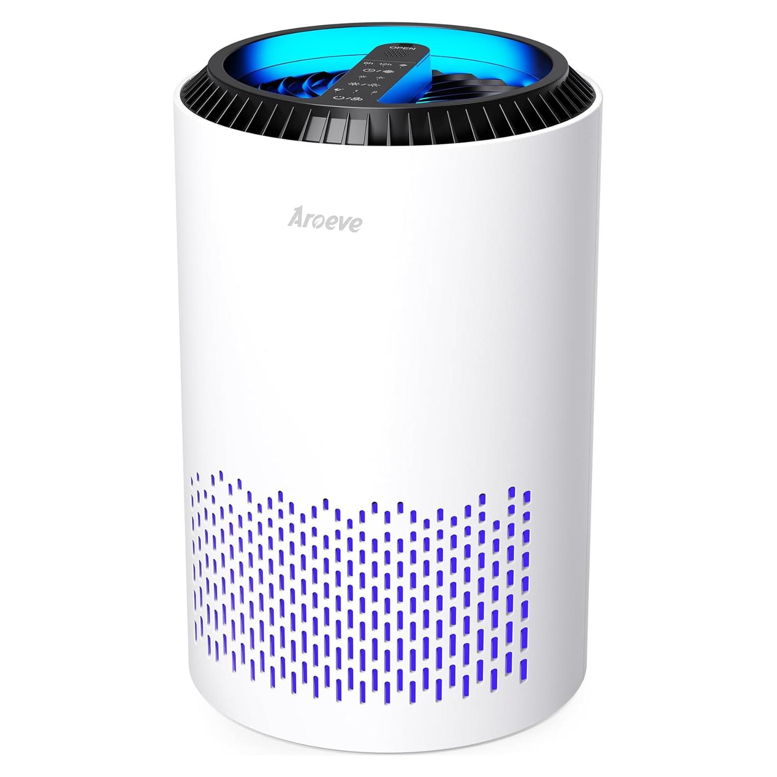 Purificador de Aire AROEVE MK01 Blanco para Dormitorio