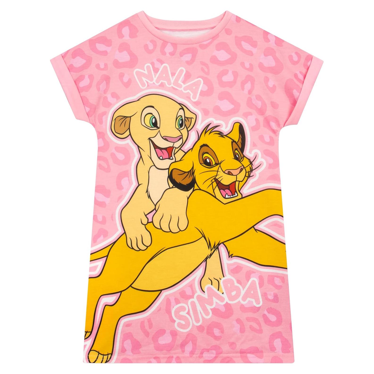 Camisón de Disney El Rey León para Niñas 2T Rosa
