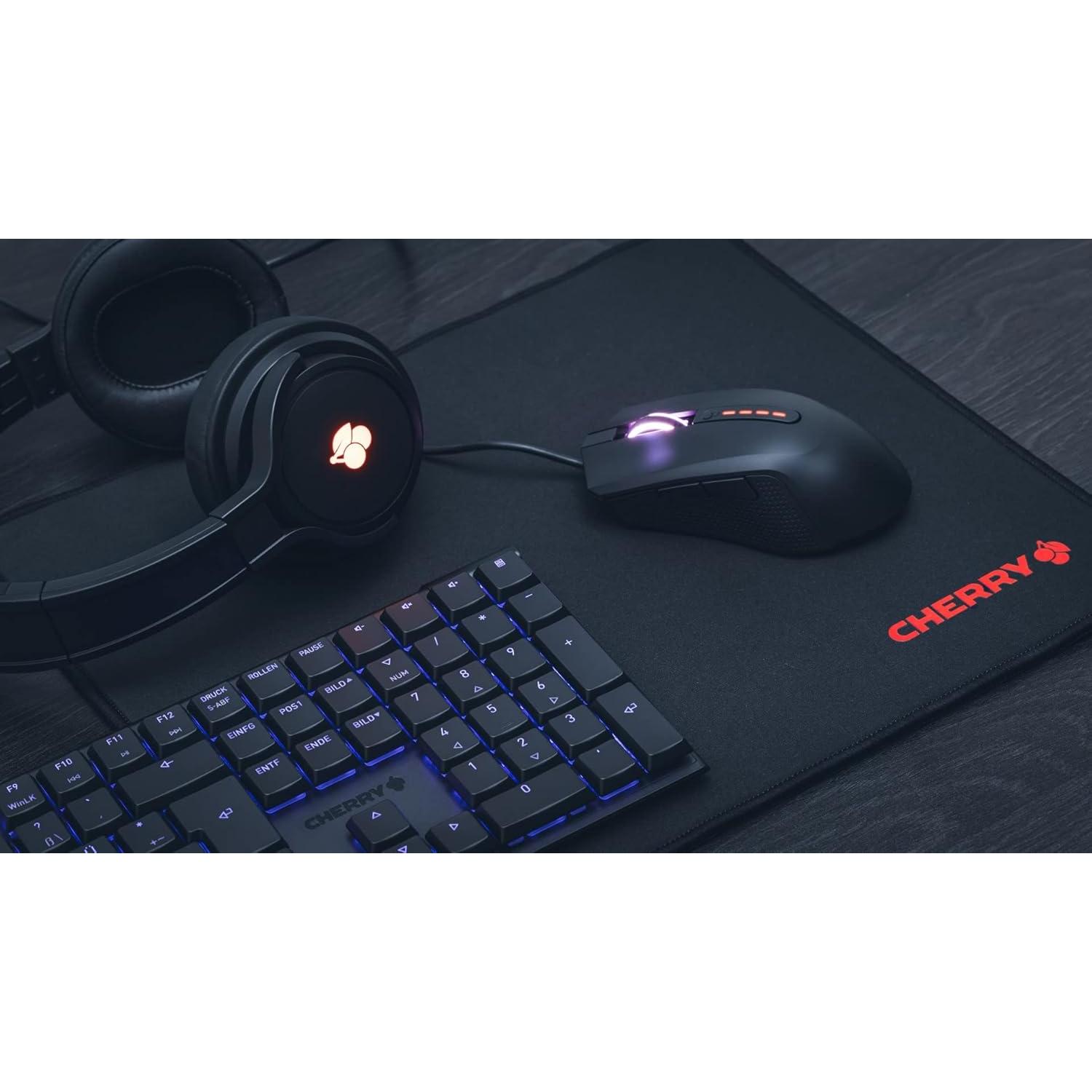 Ratón Gaming Cherry MC 2.1 Negro con Iluminación RGB 5000 DPI