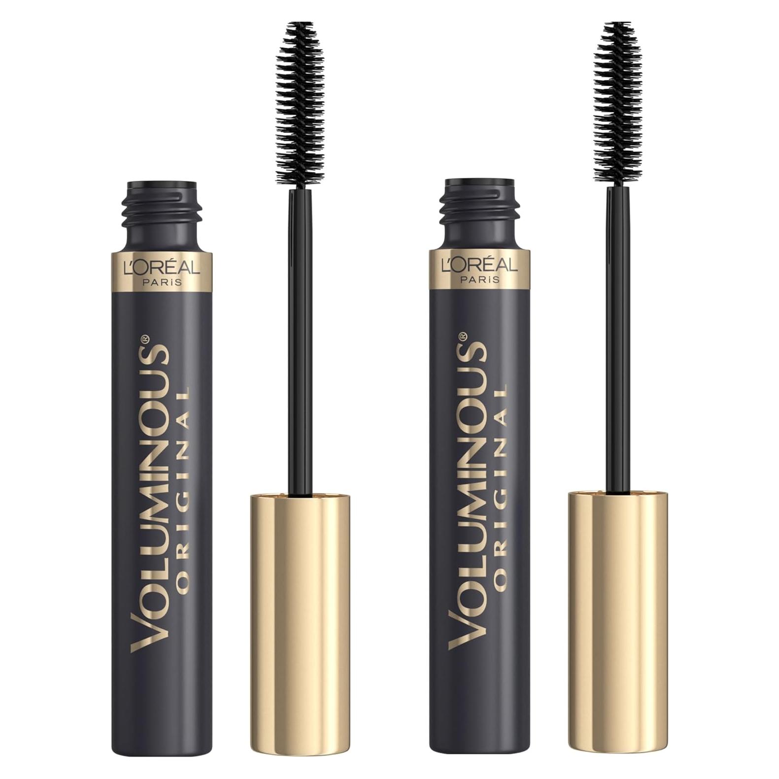 Máscara de Volumen L'Oreal Paris Voluminous 8.3 ml x2 Marrón Negro