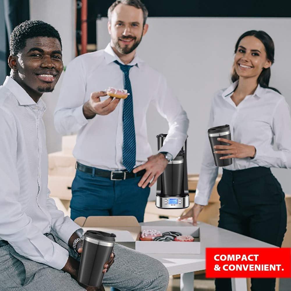 Cafetera Wirsh SOLO PRO 1 Taza con Temporizador y Filtro