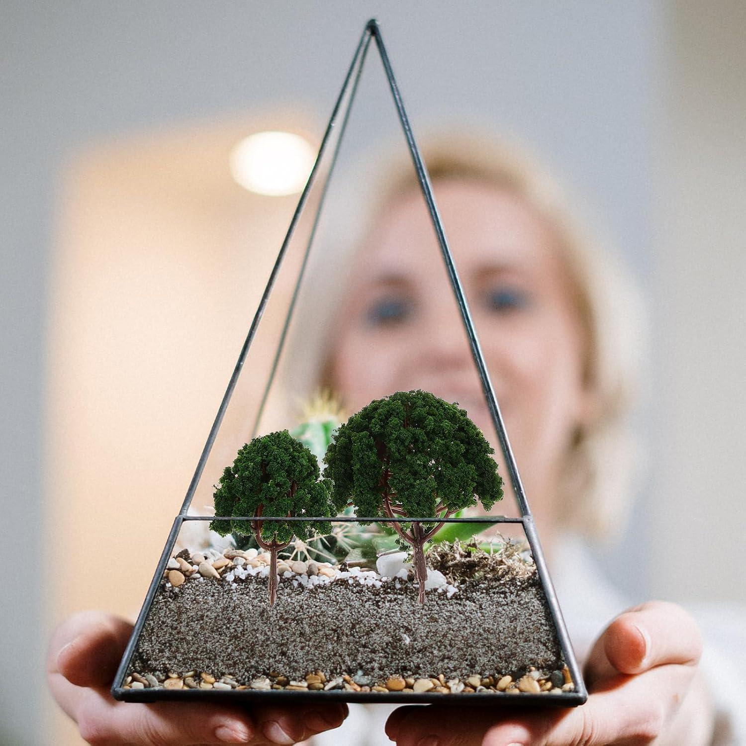 DOITOOL 20 Pcs Árboles Miniatura 3 a 8 cm para Diorama