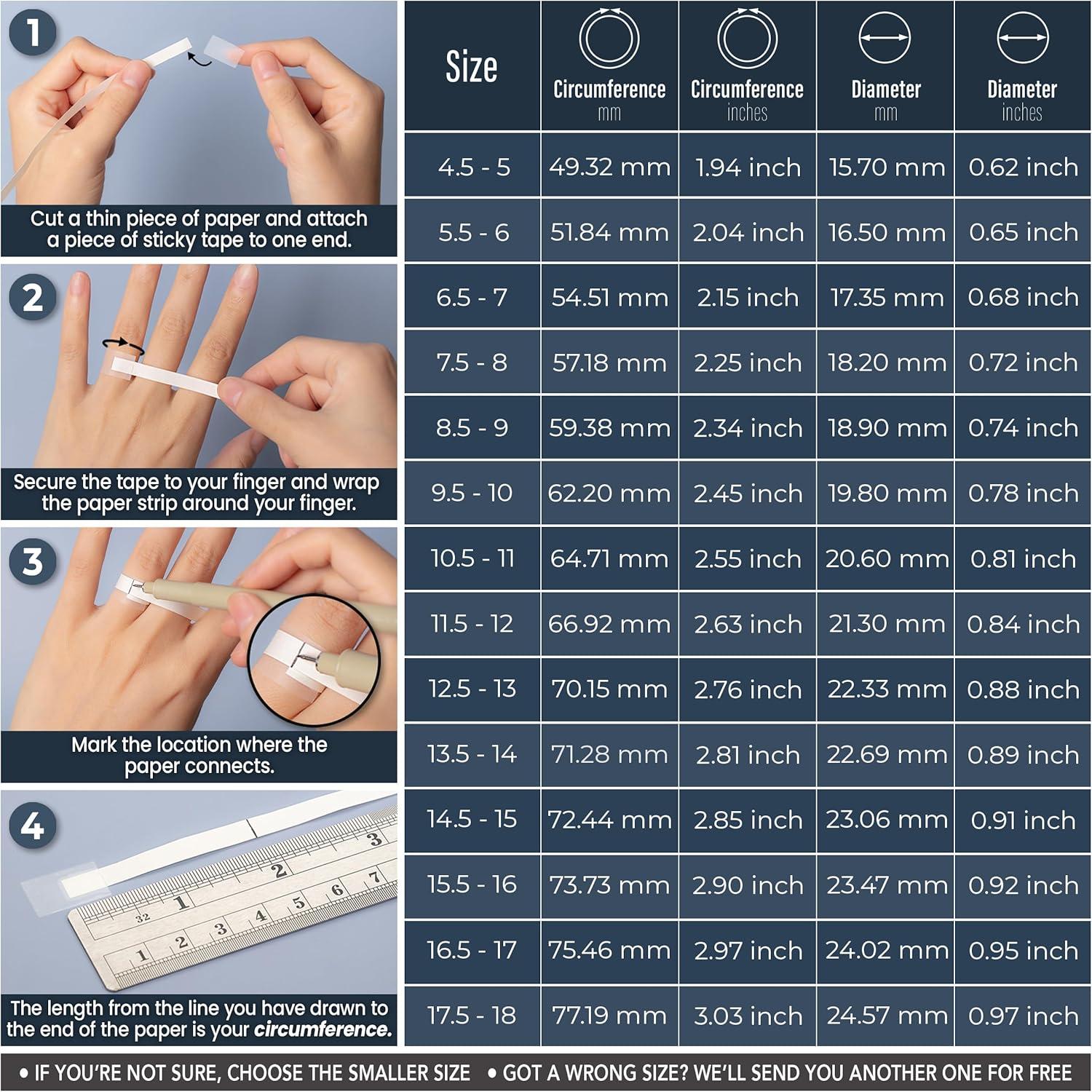 Anillo de Boda de Silicona ThunderFit 10mm Negro Talla 18.20mm