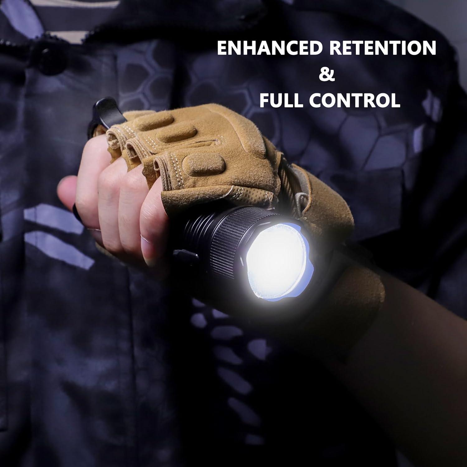 Anillo Táctico Brinyte para Linterna PT16 - Agarre Mejorado