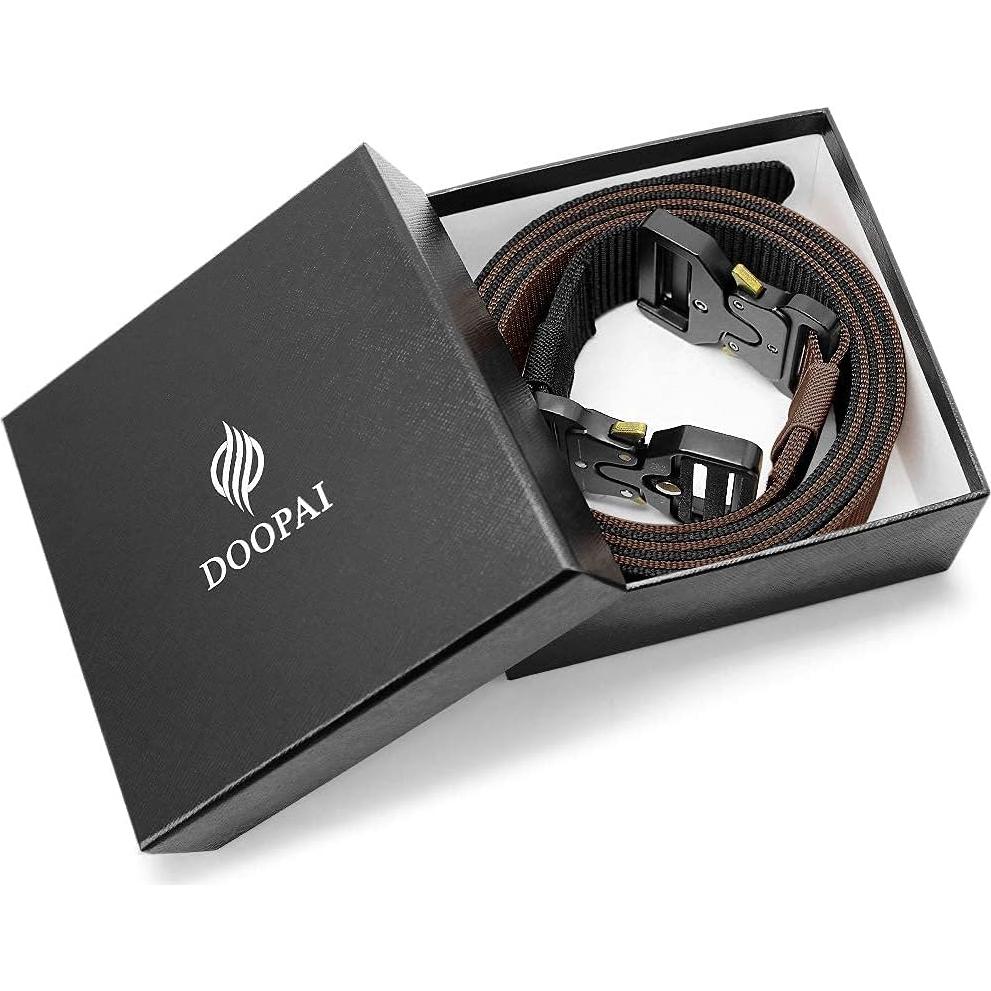 Cinturón Táctico DOOPAI Nylon Militar 2Pack Ajustable