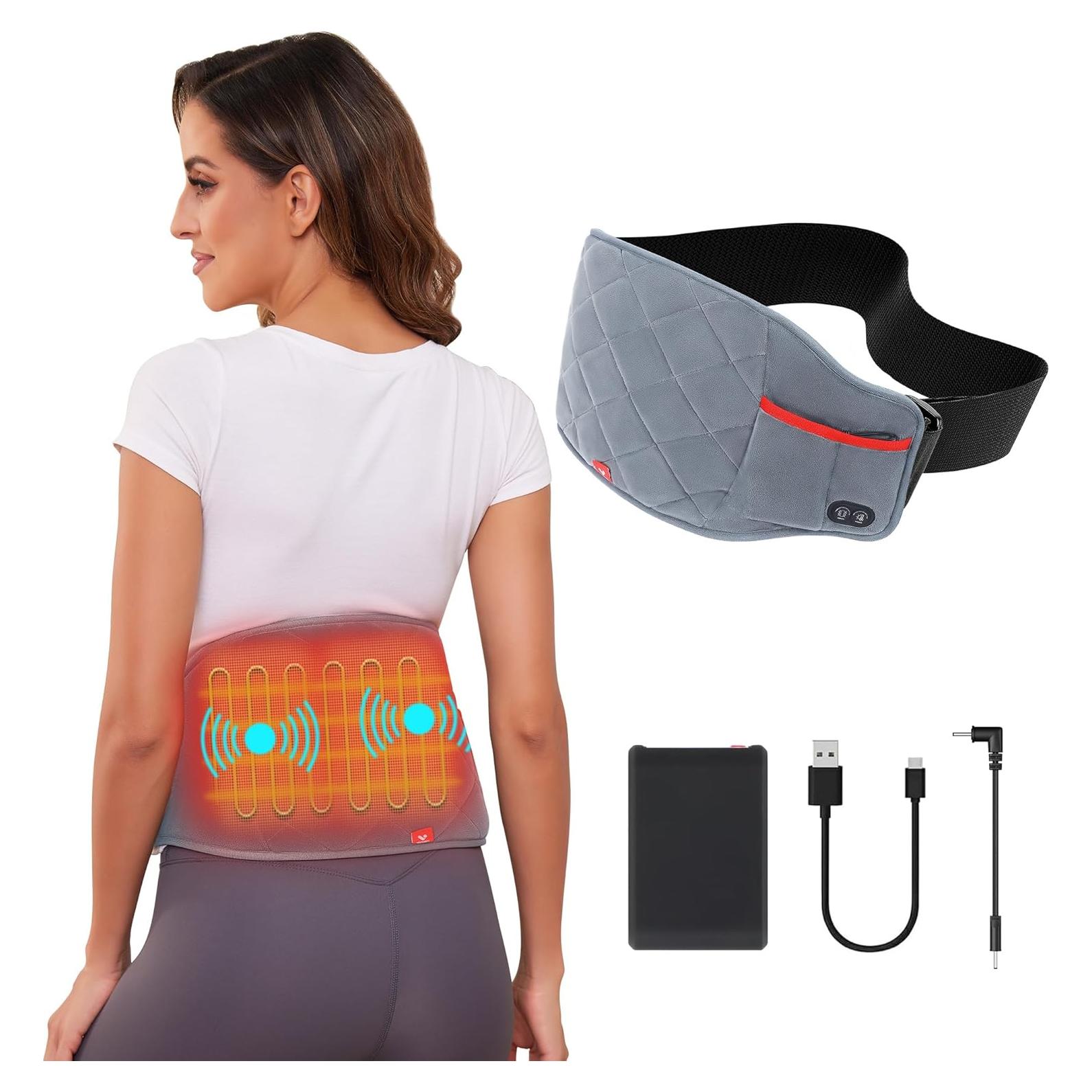 Almohadilla Calentadora Inalámbrica Vofuoti con Masaje 3 Modos