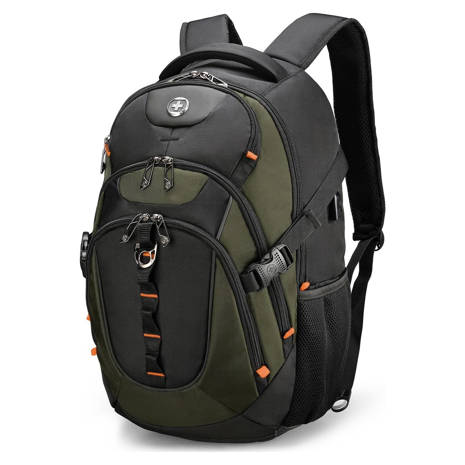 Mochila de Negocios Swissdigital SD803 con Carga USB 39.62 cm