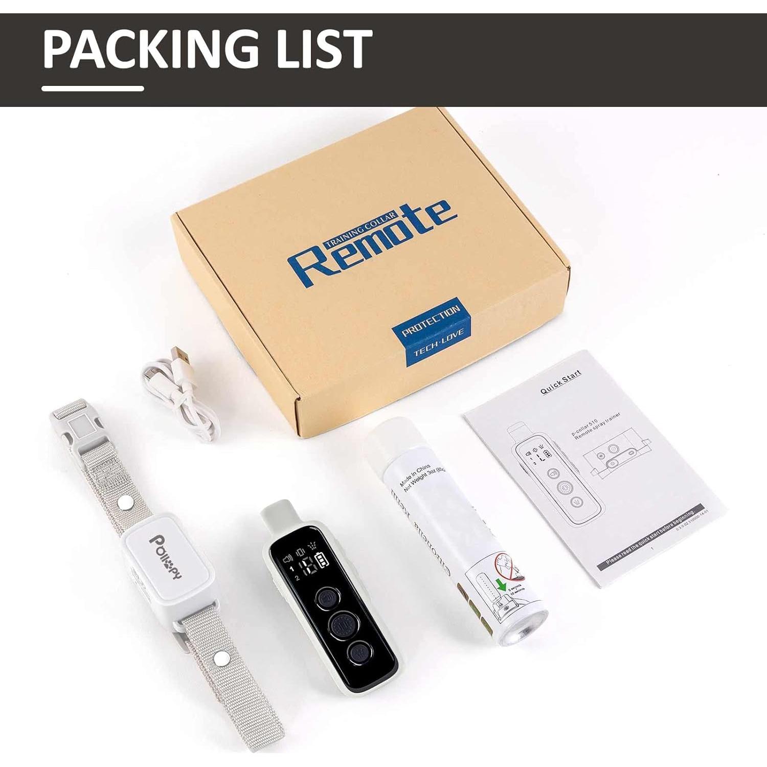 Collar de Entrenamiento para Perros POIIOPY P-510 Citronela