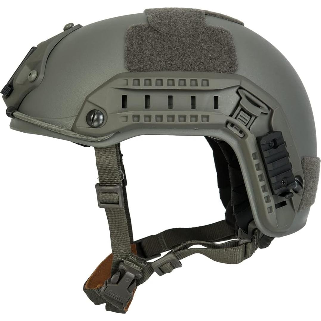 Casco Marítimo Lancer Tactical Verde Follaje Ajustable