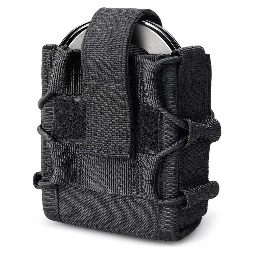 Funda de Grilletes LIVANS Negra, Estuche Táctico Molle