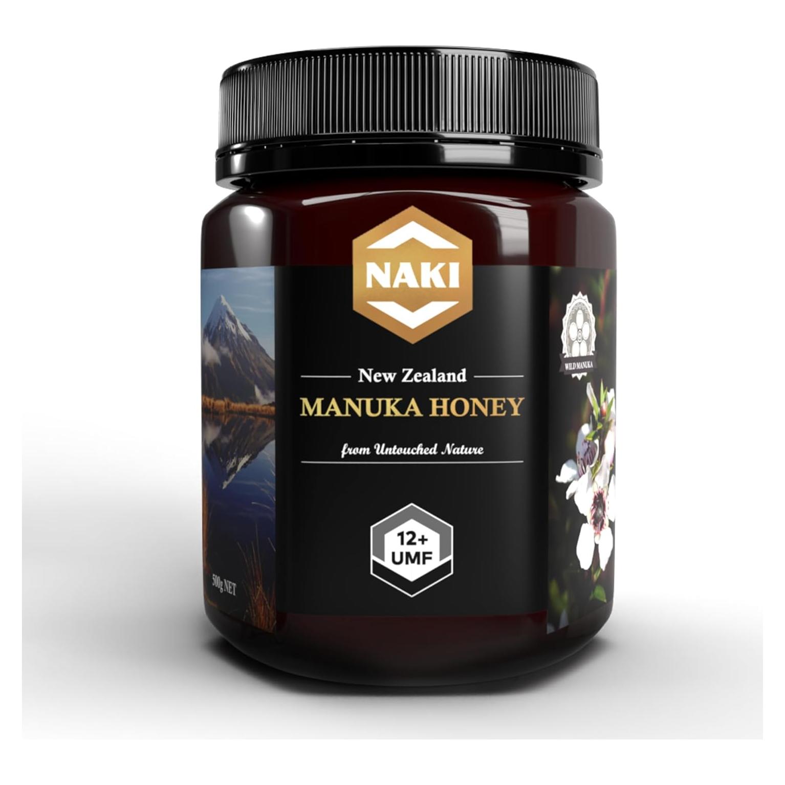 Miel de Manuka NAKI UMF 12+ MGO 350+ 500g - Certificada
