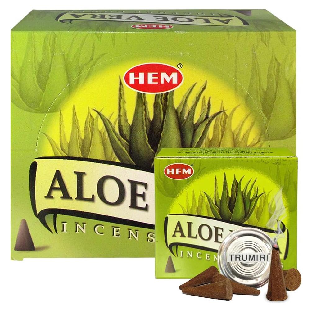 Kit de Incienso Aloe Vera Hem con Soporte Trumiri 295g