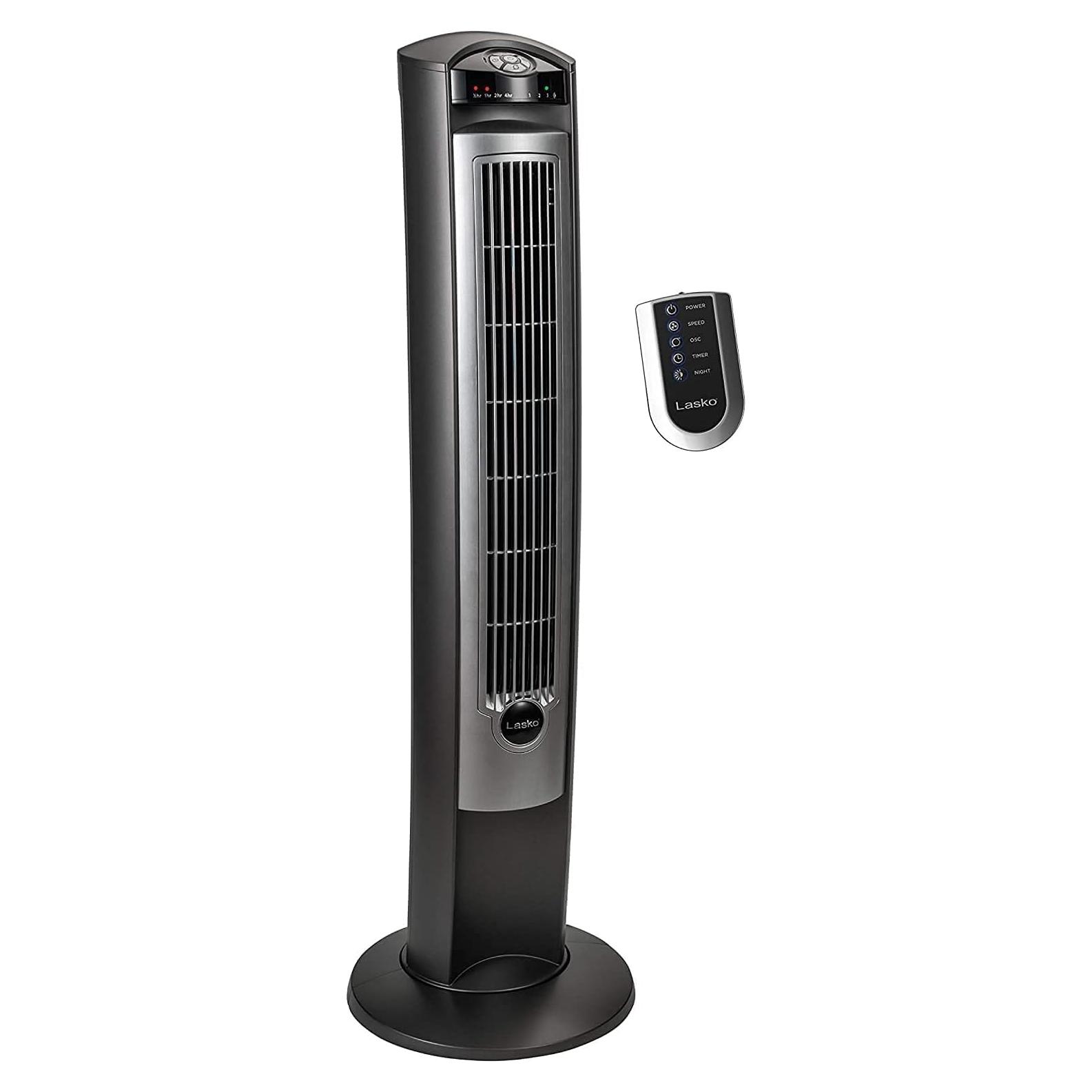 Ventilador de Torre Oscilante Lasko T42951 106.68 cm Plata
