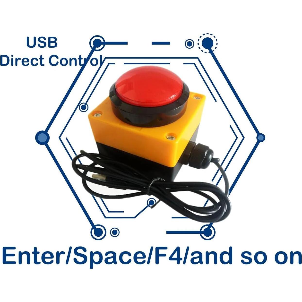 Botón Programable USB EDIY para Teclado y Juegos