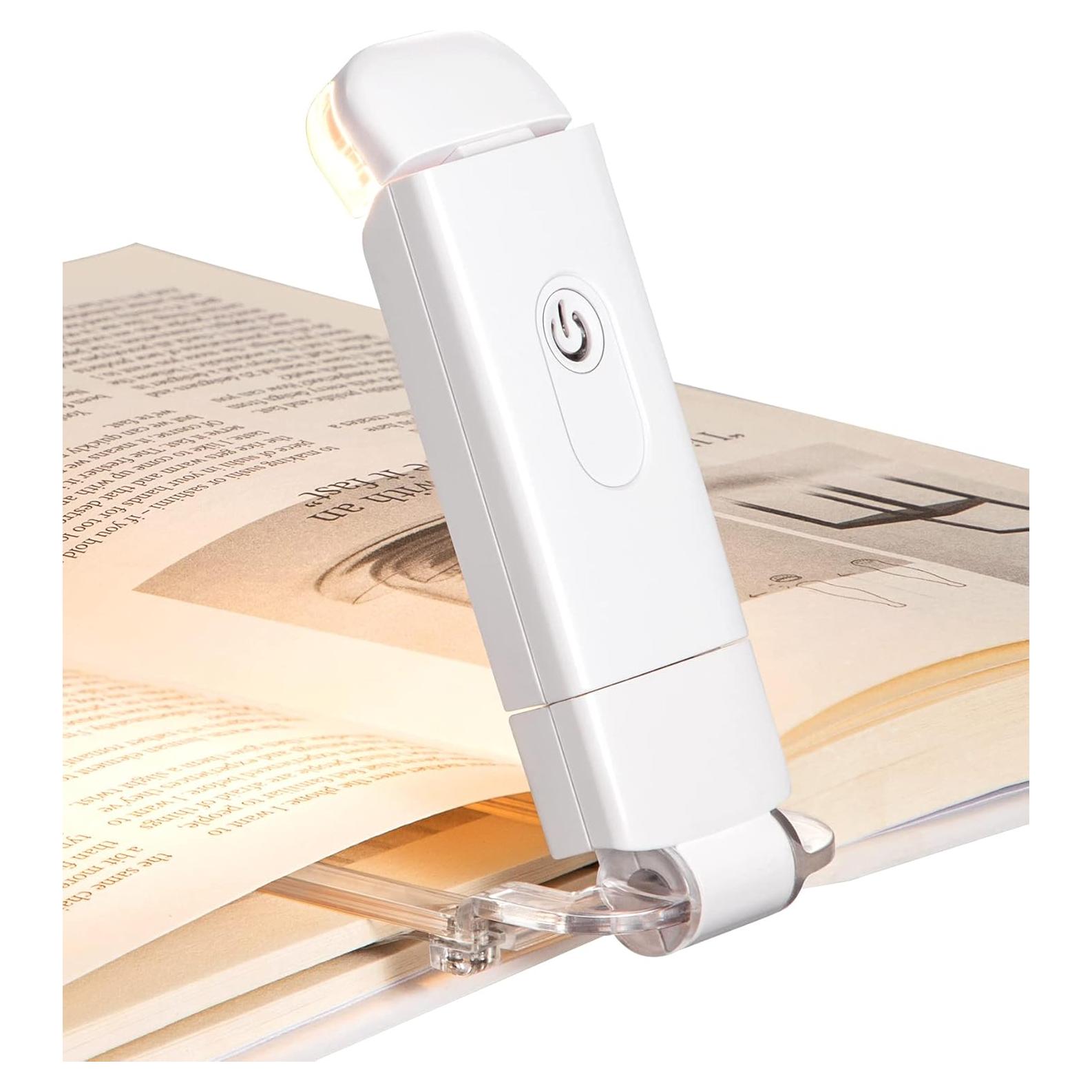 Luz de Lectura LED DEWENWILS Recargable USB 3000K Blanca