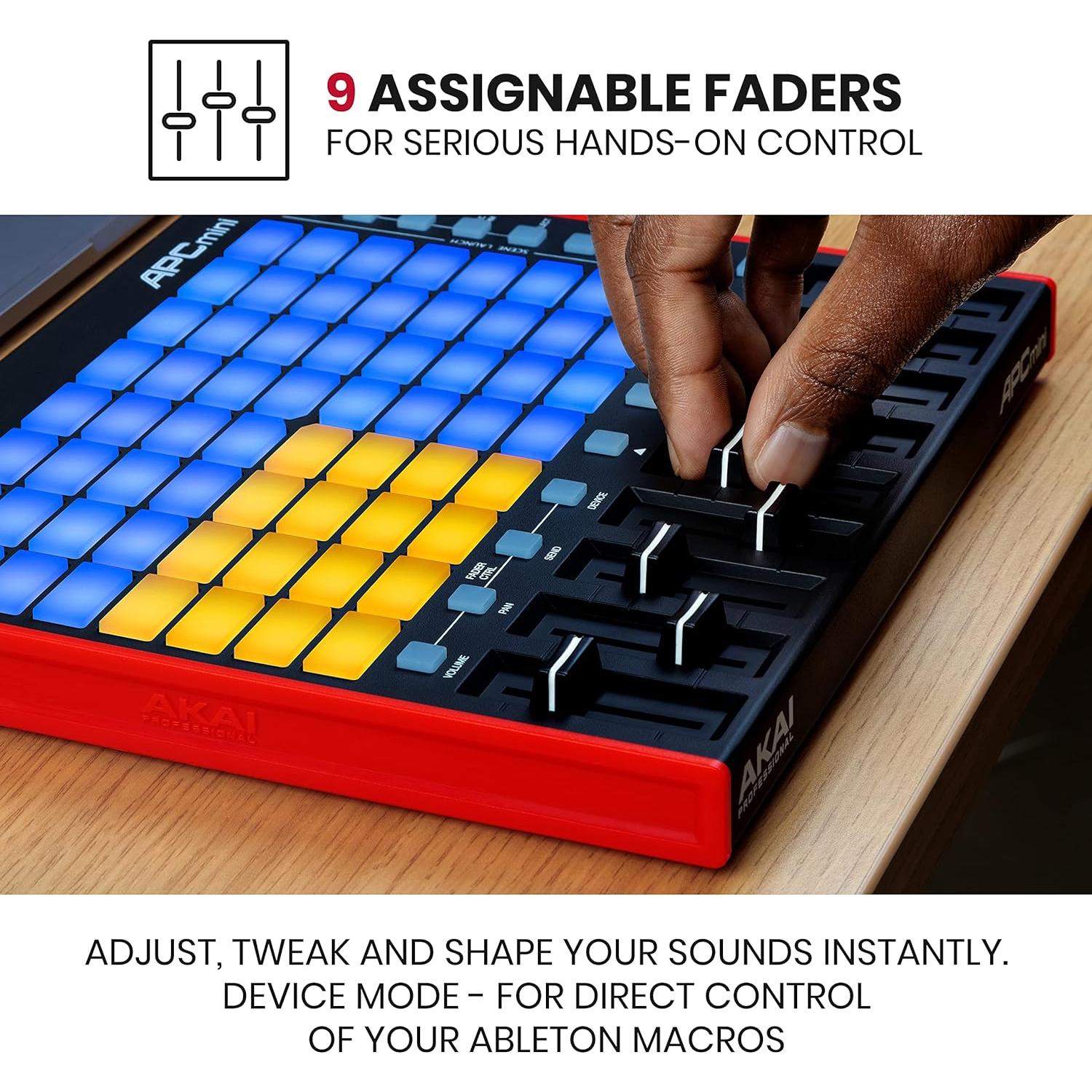 Controlador MIDI AKAI APC Mini MK2 64 Pads RGB USB