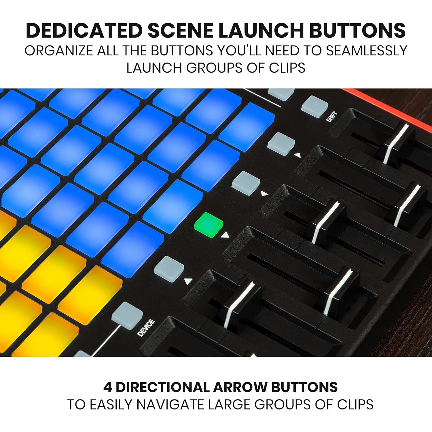 Controlador MIDI AKAI APC Mini MK2 64 Pads RGB USB