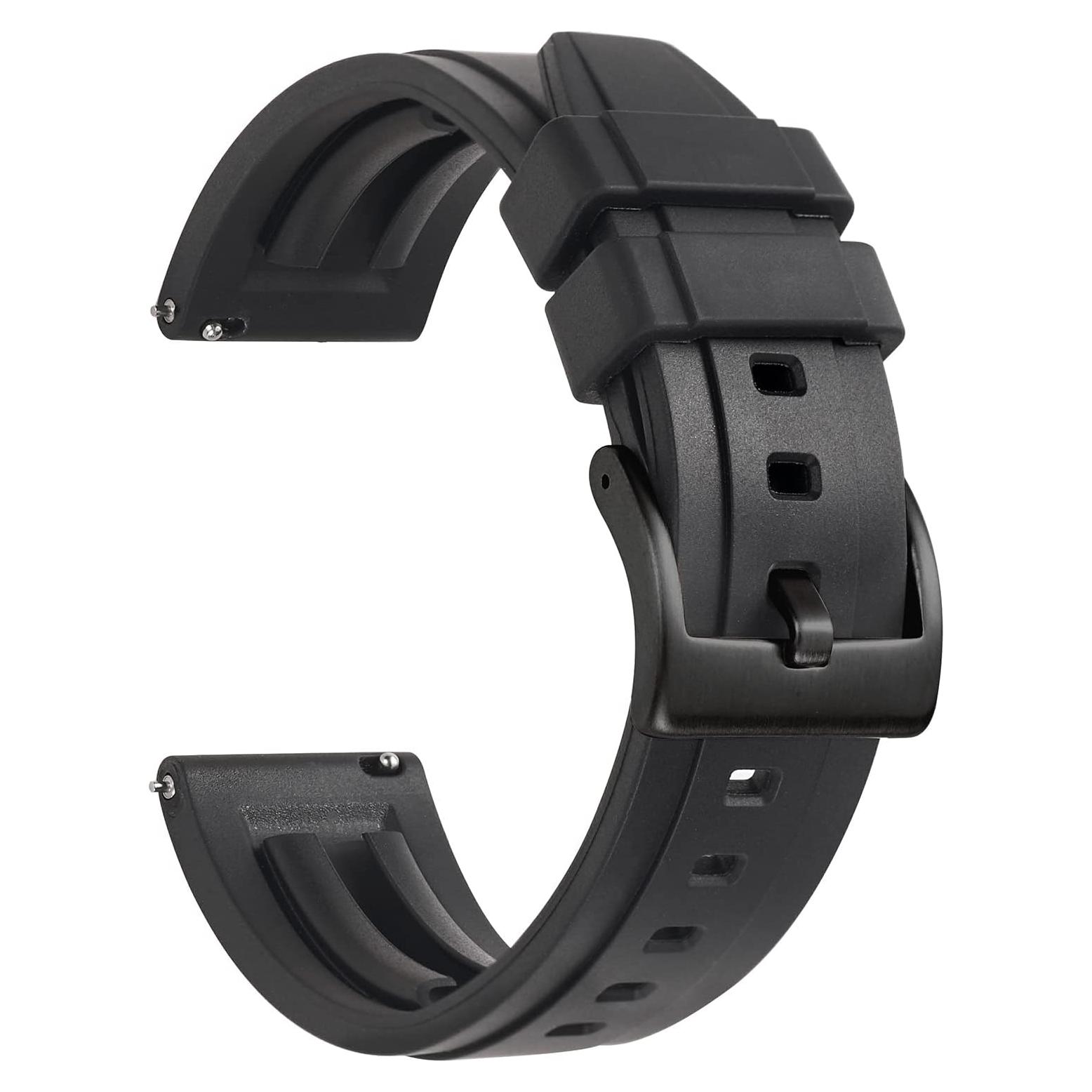 Correa de Reloj de Silicona WOUKUP 18mm 19mm 20mm 22mm Impermeable