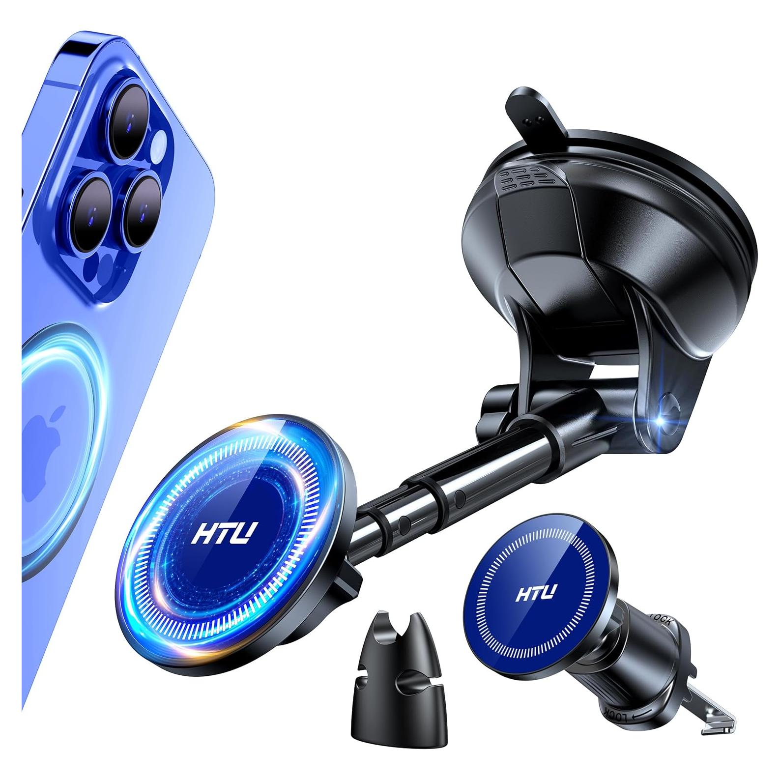 Soporte Magnético para Teléfono de Coche HTU 2025 - Azul Oscuro