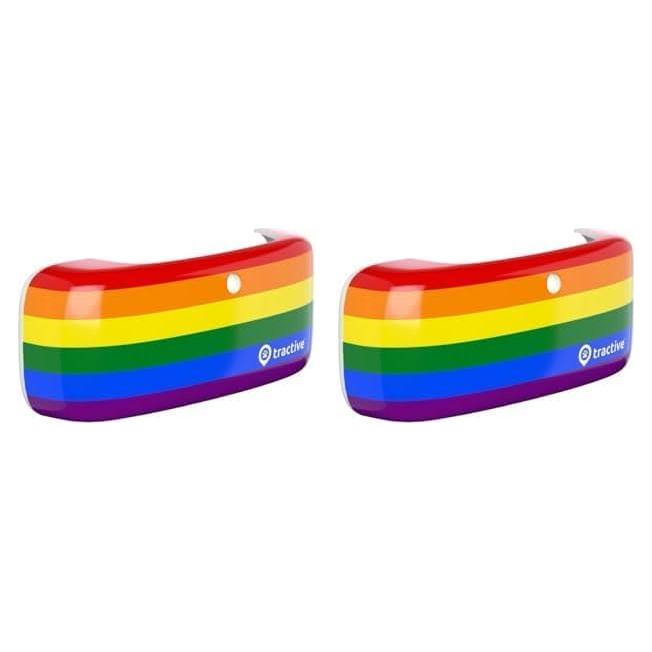 Funda para rastreador GPS Tractive - Orgullo, Paquete de 2
