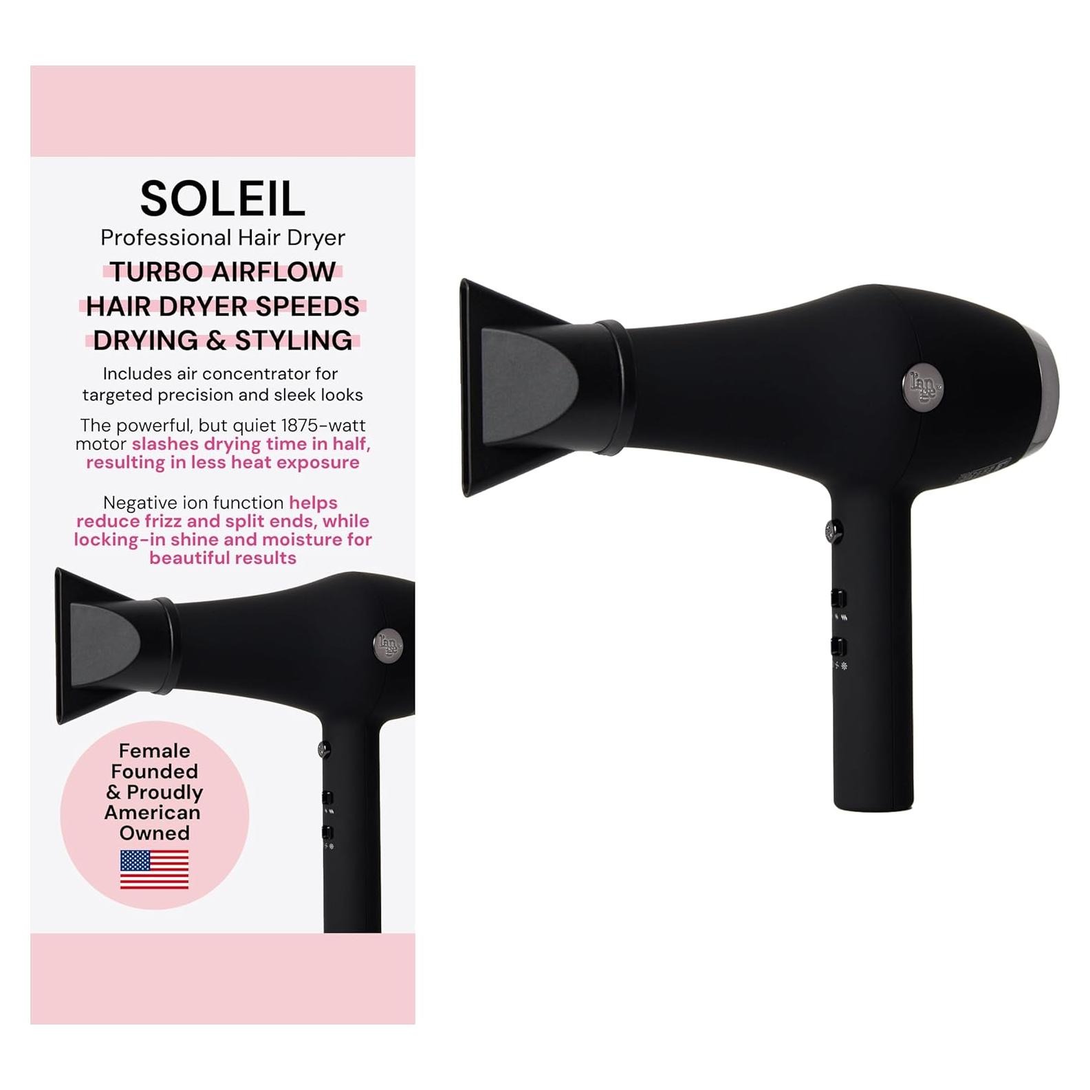 Secador de Cabello Profesional L'ANGE HAIR Soleil 1875W Negro