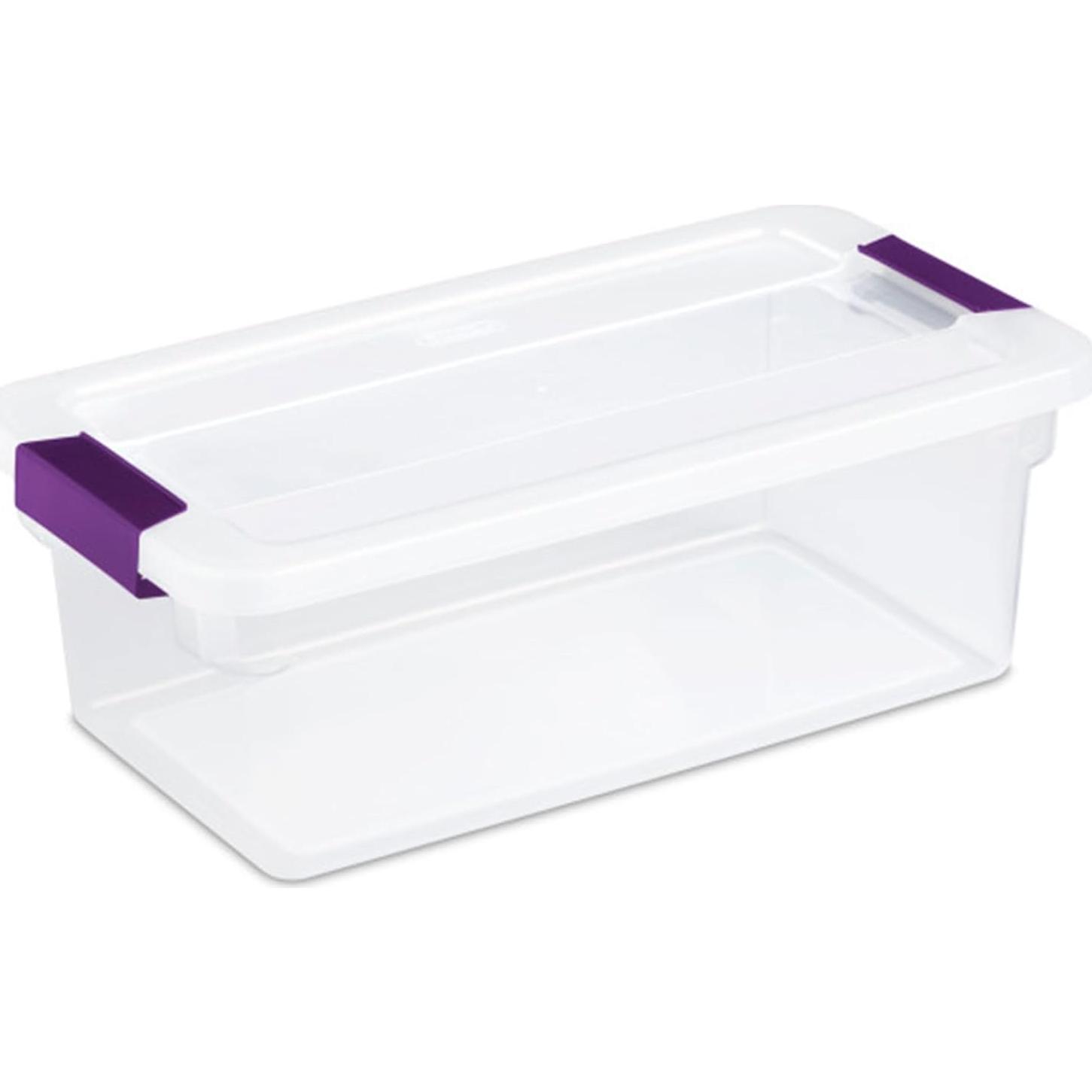 Cajas de Almacenamiento Sterilite 12 Pack 6 Qt Apilables