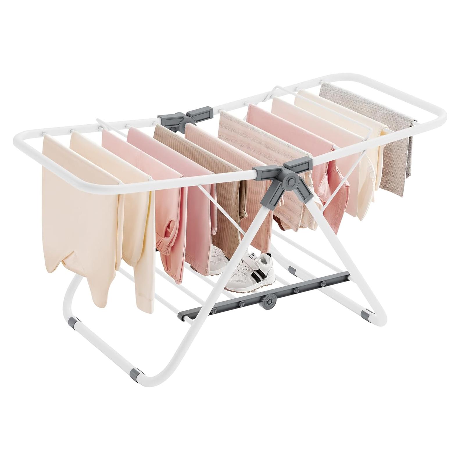 Soporte para Secar Ropa Plegable SONGMICS 2 Niveles 44x101cm