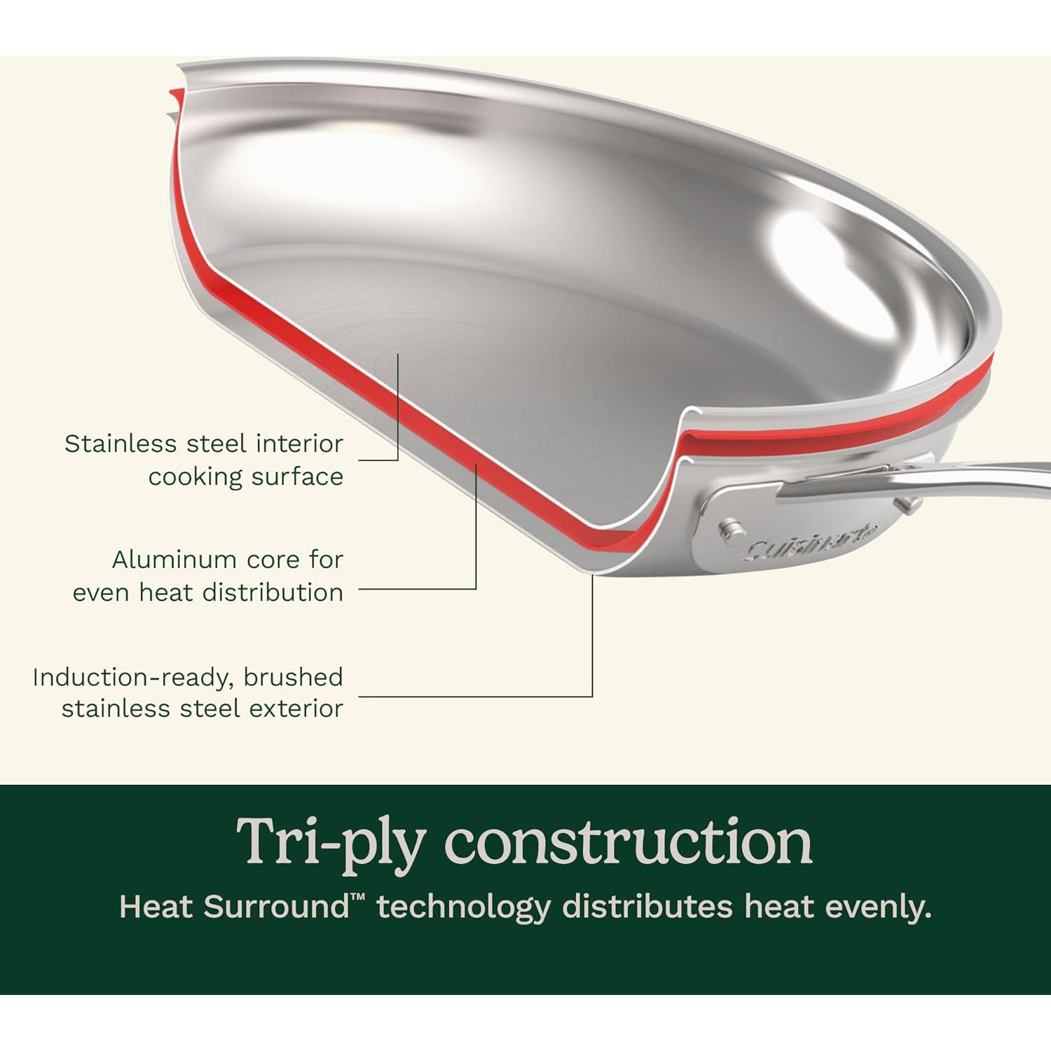Juego de Utensilios de Cocina Cuisinart 12 Piezas Acero Inoxidable