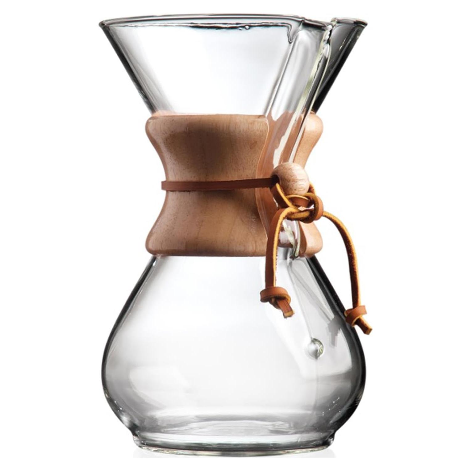 Cafetera Chemex Clásica de Vidrio 6 Tazas - Manual