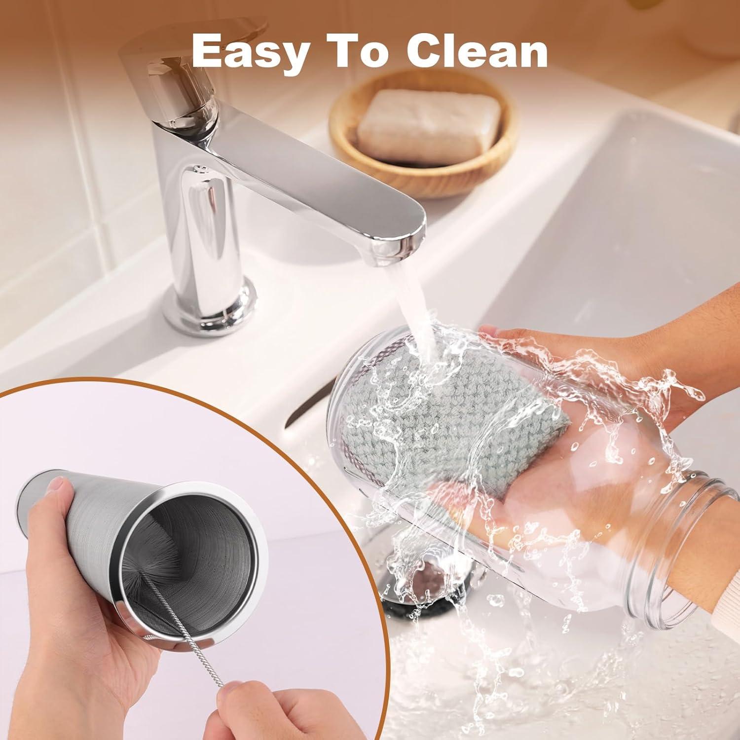 Cafetera Cold Brew QHH 1.89 L con Filtro Acero Inoxidable