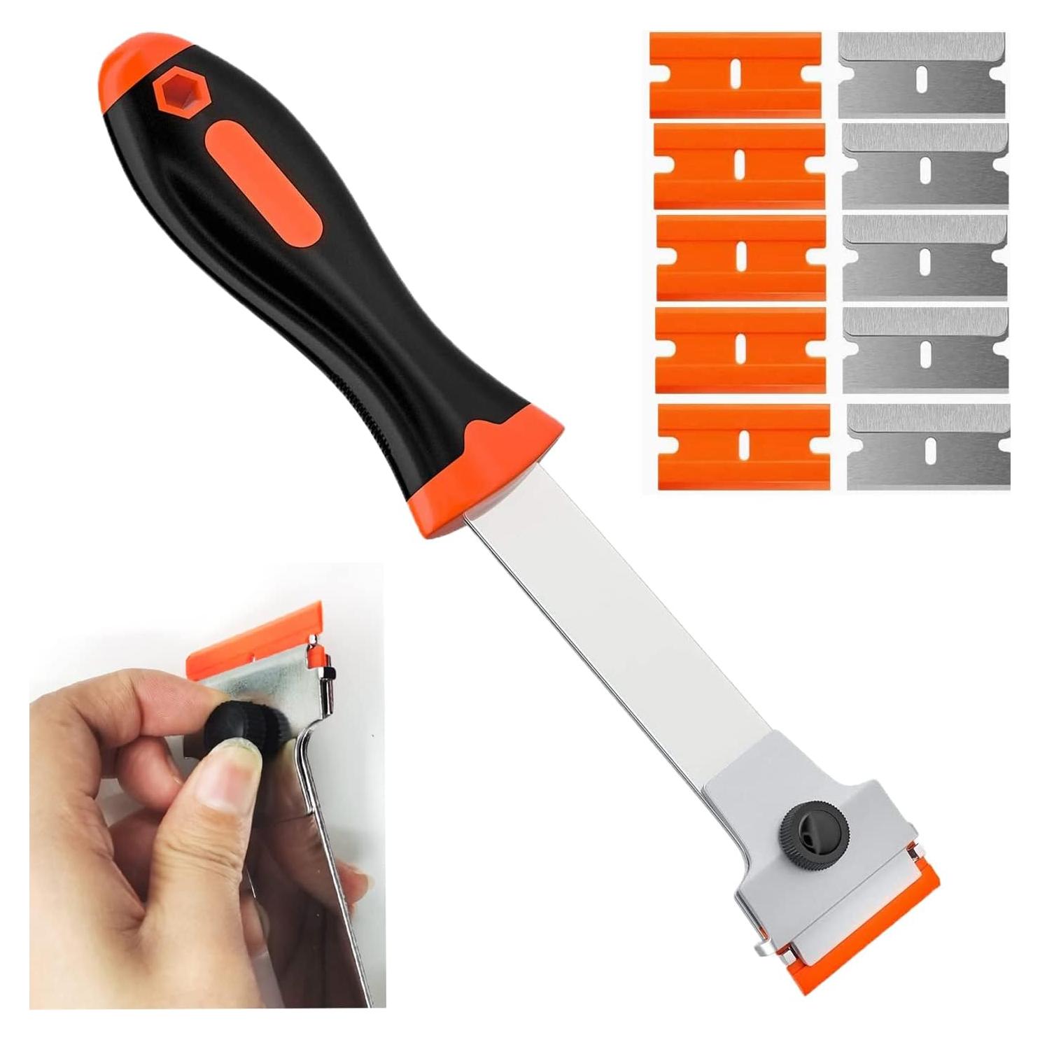 Raspador de Cuchilla DEKEones con Mango Largo y 10 Cuchillas