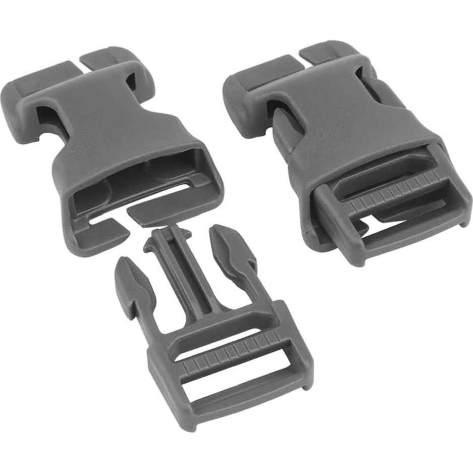 2 Piezas Hebillas Rápidas Tácticas POM 2.5cm Unisex