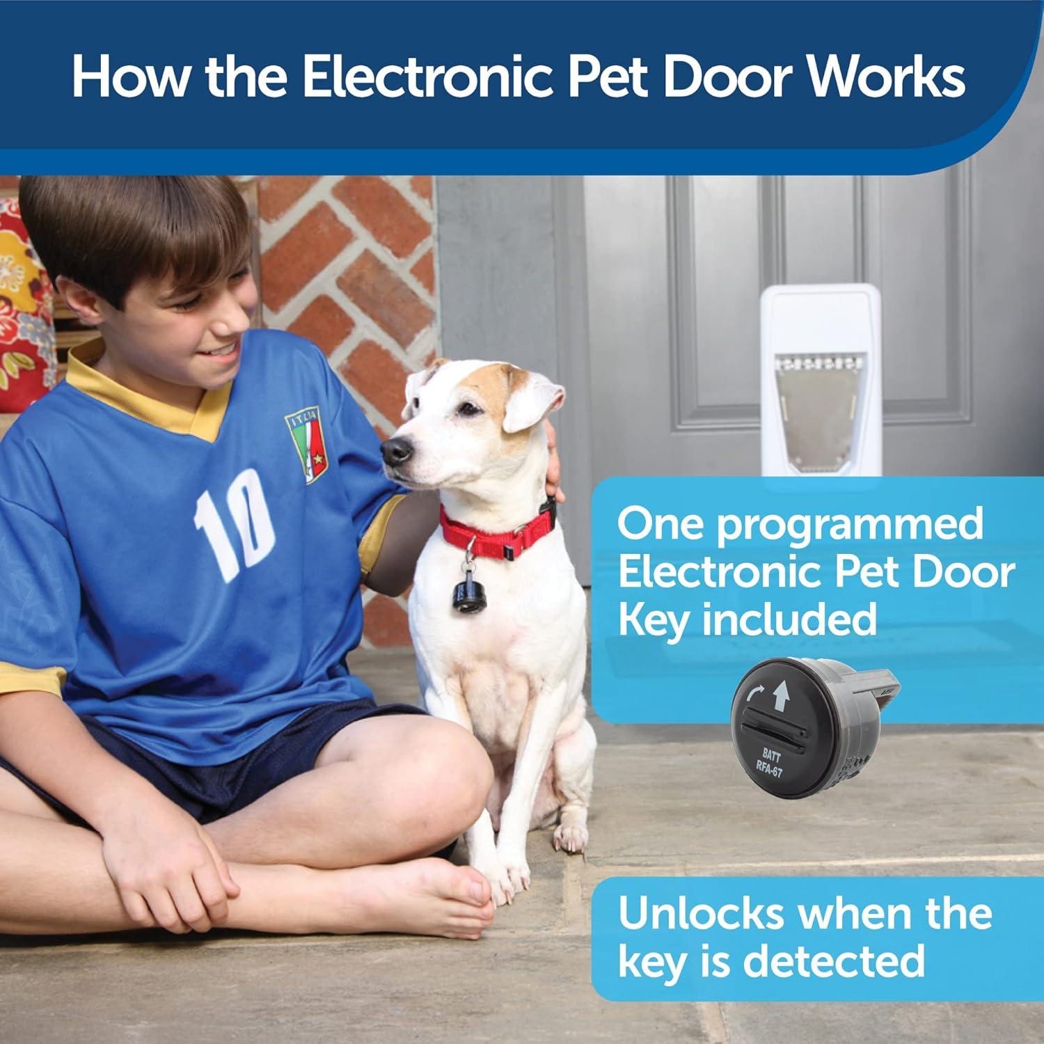 Puerta para Mascotas Electrónica PetSafe Grande con Sensor