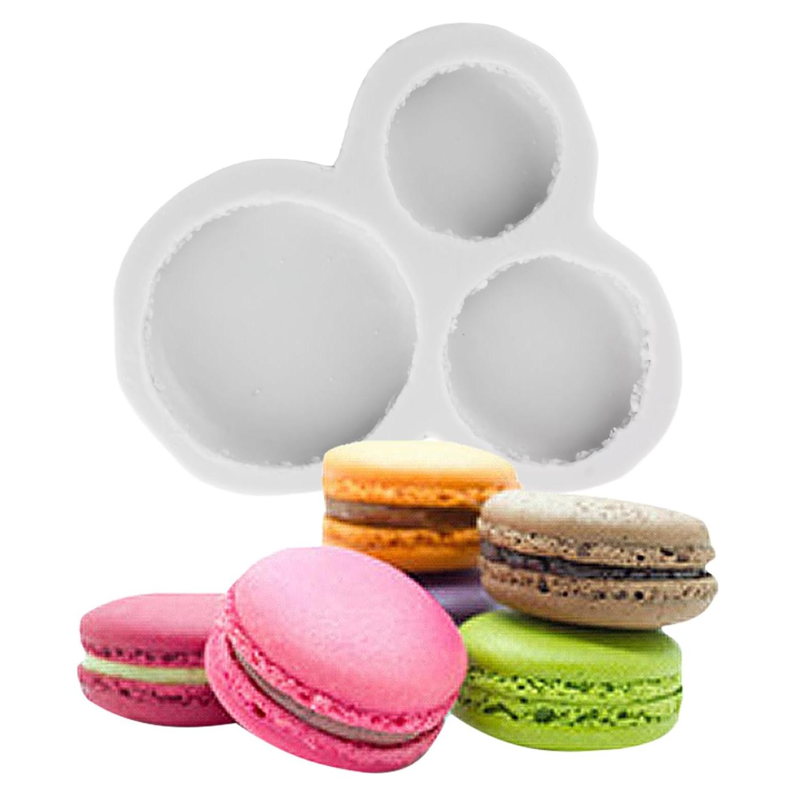 Molde de Silicona para Macaron 3D MINFEIDMS 8.1x7.3 cm