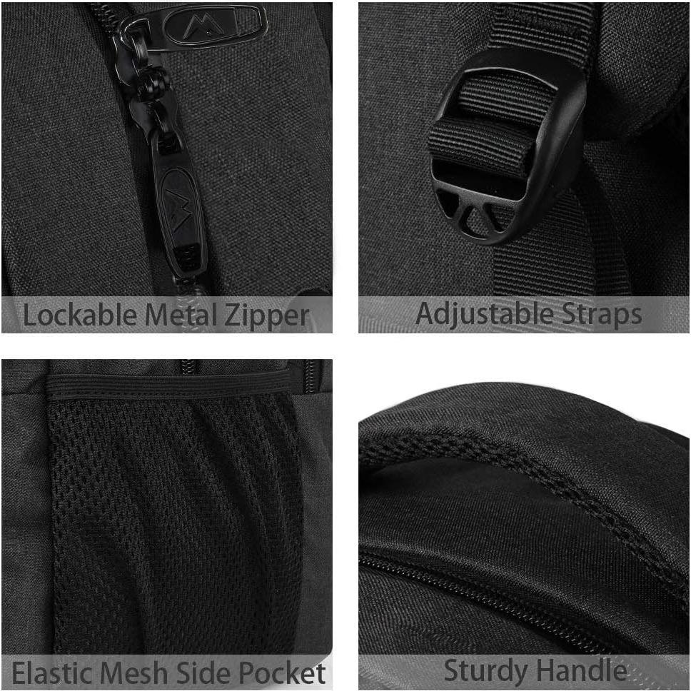 Mochila MATEIN para Laptop 15.6" USB Resistente al Agua