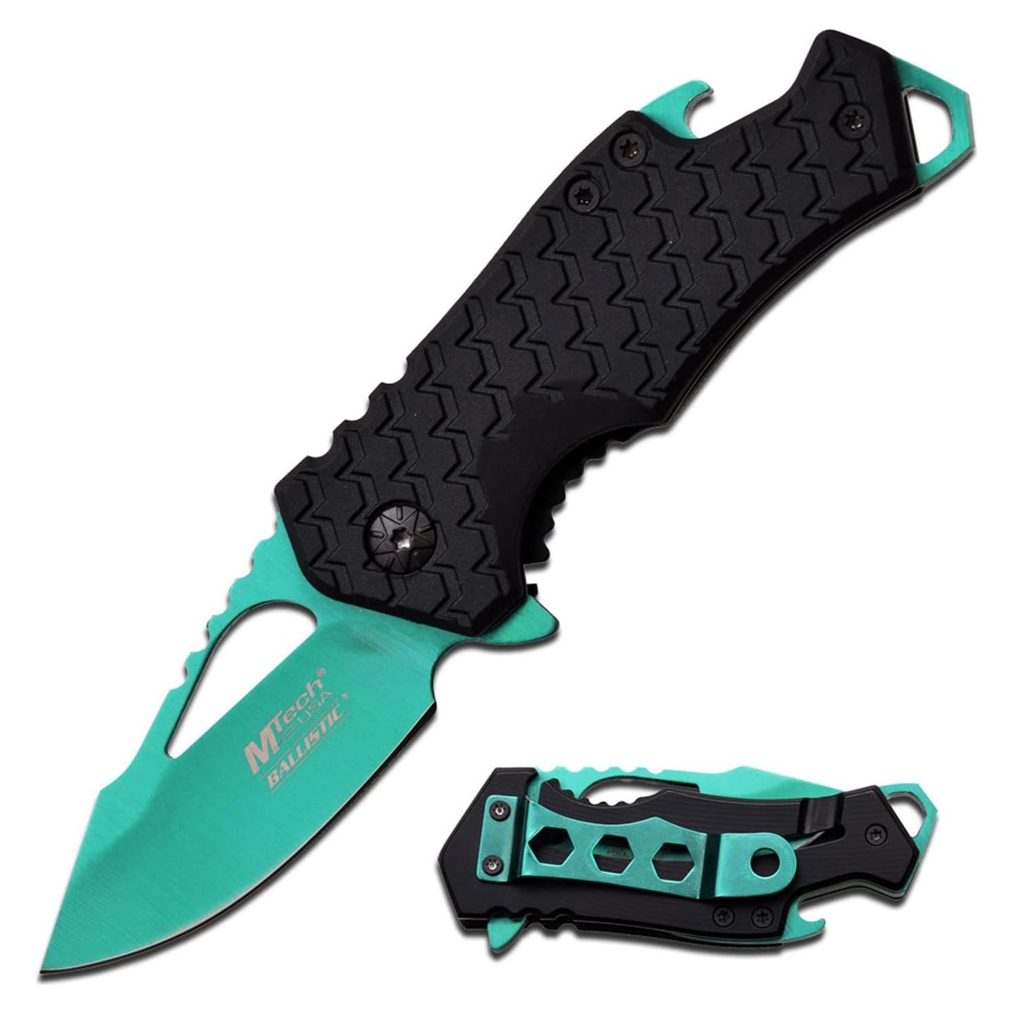 Cuchillo Plegable MTECH USA MT-A882 Verde Acero Inoxidable