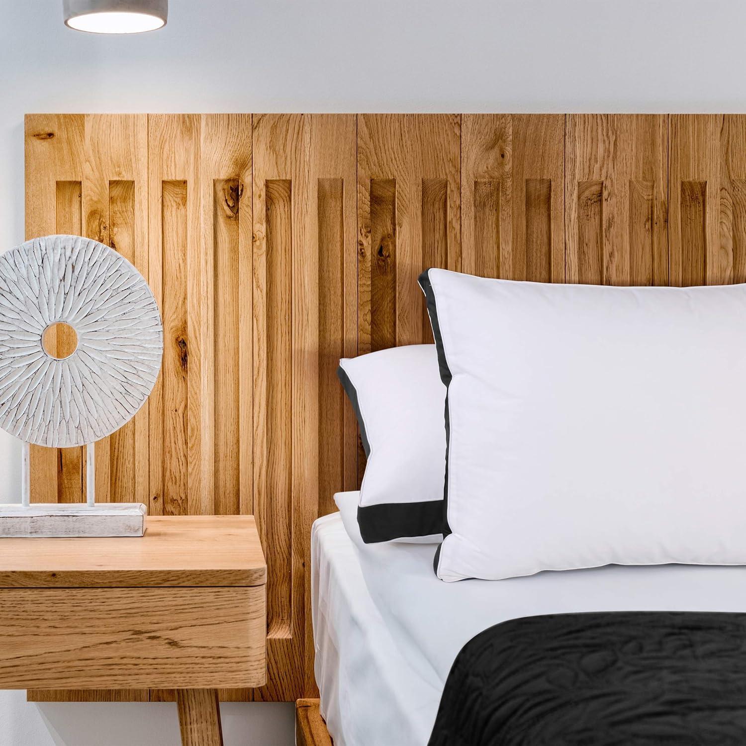 Juego de 2 Almohadas Queen Utopia Bedding Suaves y Esponjosas