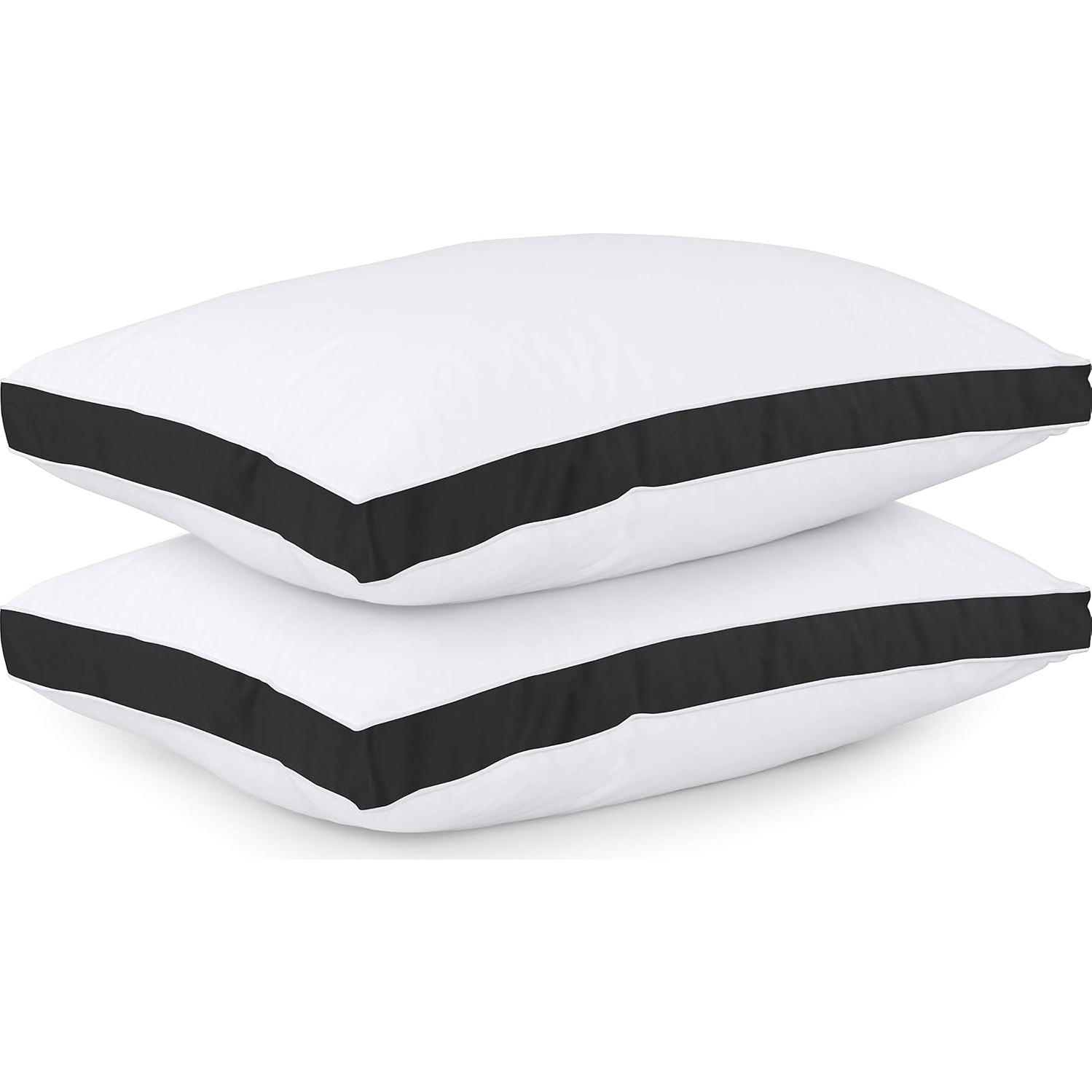 Juego de 2 Almohadas Queen Utopia Bedding Suaves y Esponjosas