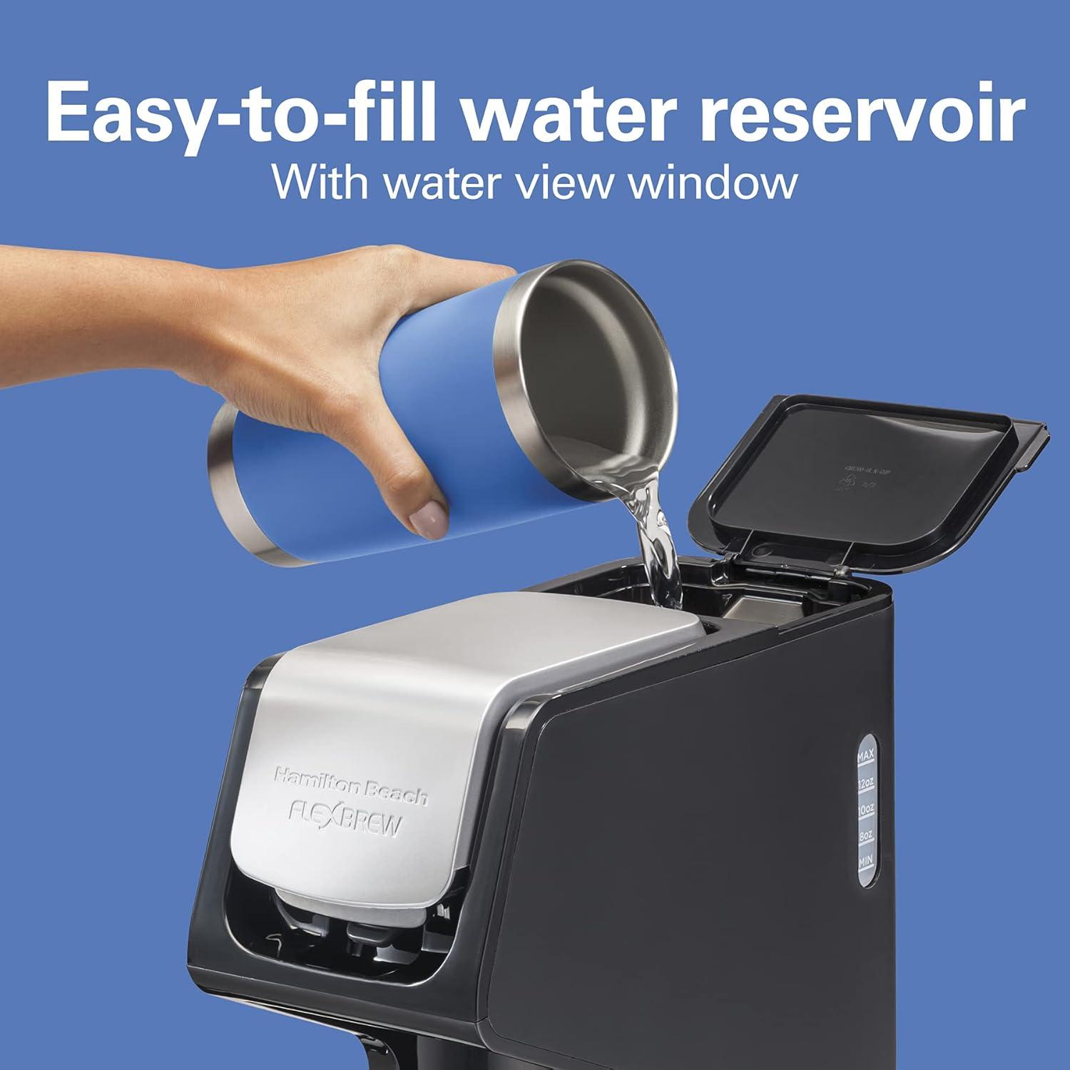 Cafetera Hamilton Beach FlexBrew 1 Taza 414 ml Negra