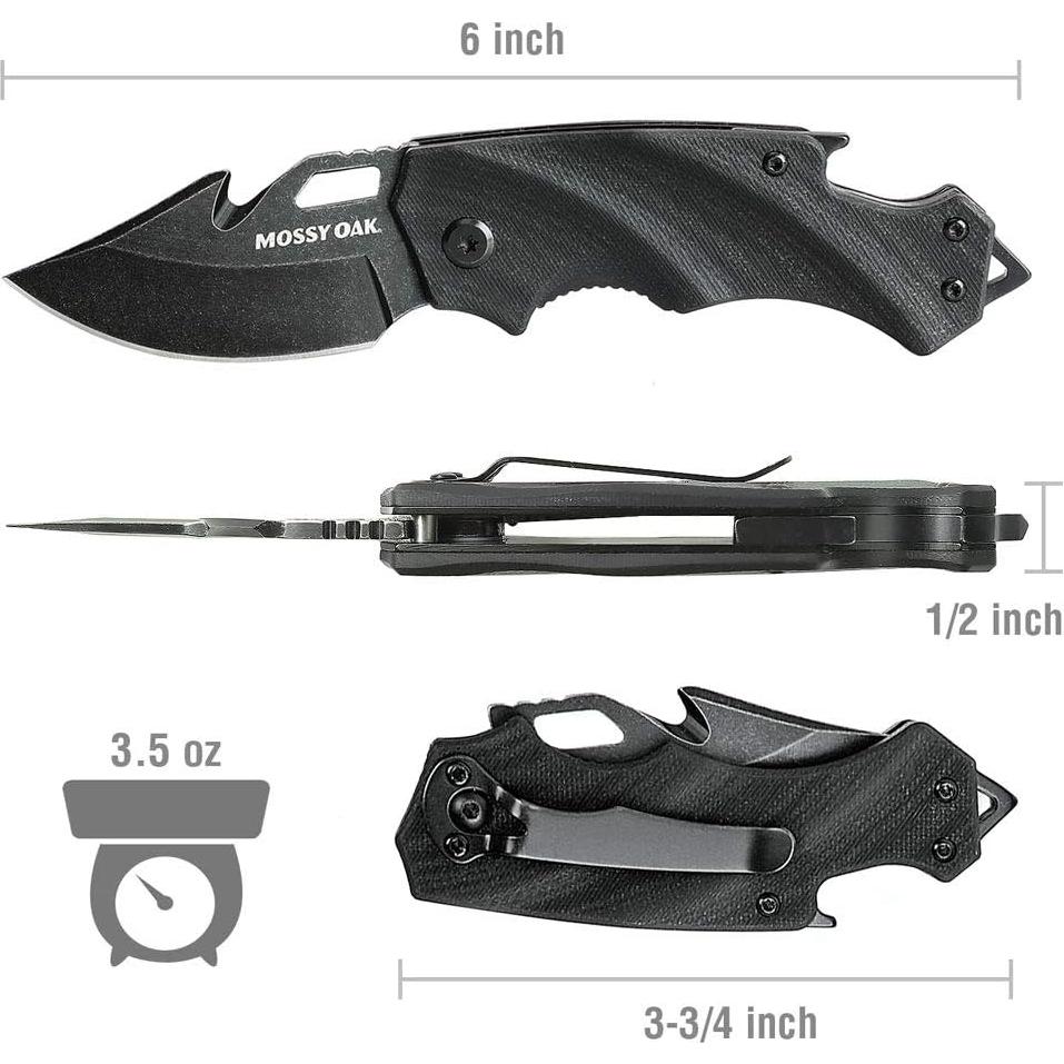 Cuchillo Plegable MOSSY OAK Mini 6,35 cm Acero Inoxidable
