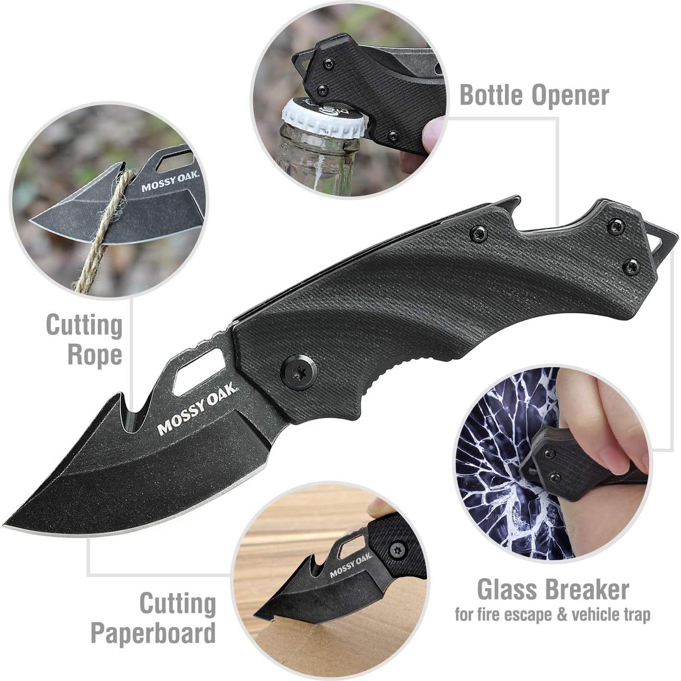 Cuchillo Plegable MOSSY OAK Mini 6,35 cm Acero Inoxidable