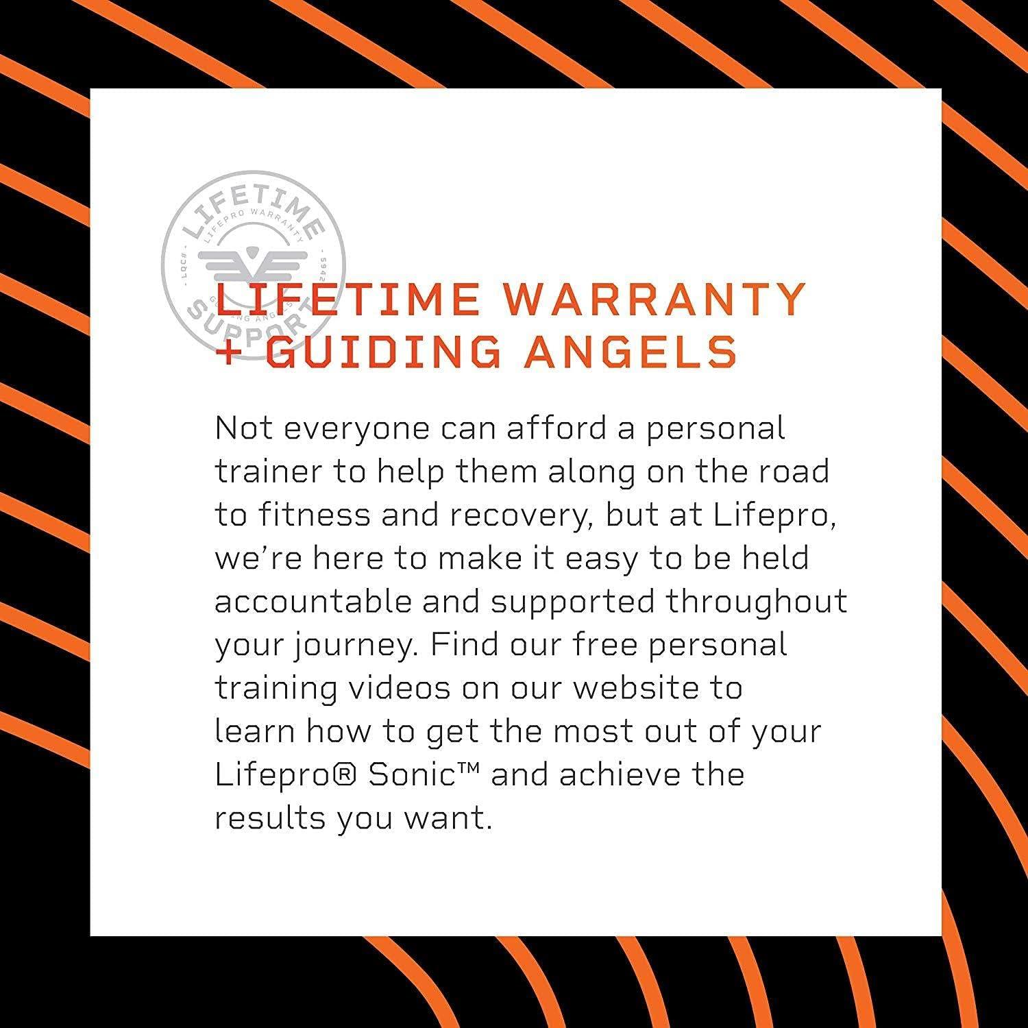 Pistola de Masaje LifePro con 8 Cabezas y 5 Velocidades