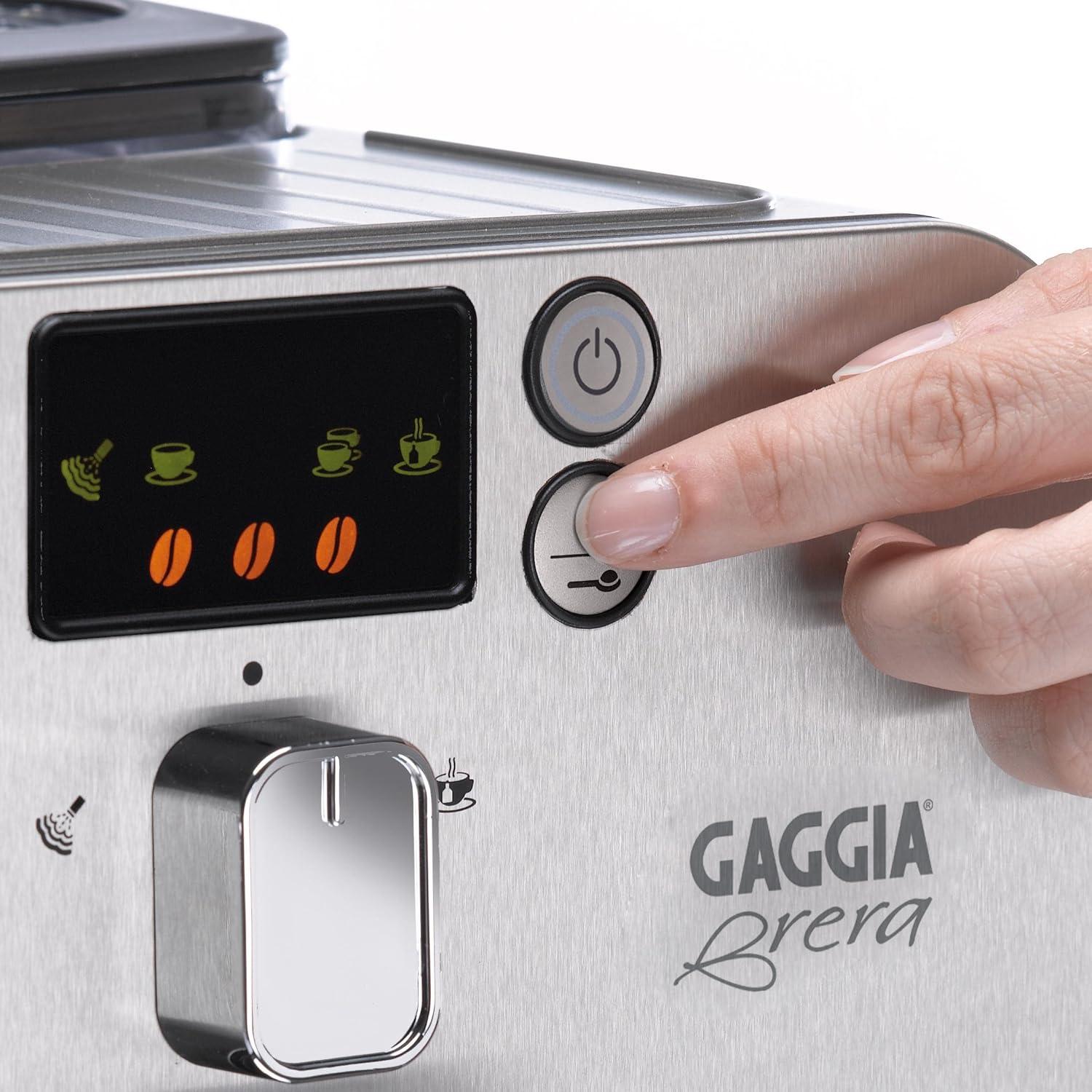 Gaggia Brera Máquina de Espresso Automática Negra 1.18L