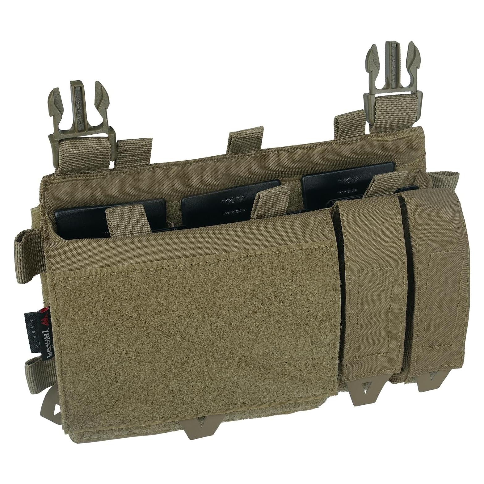 Porta Revistas Táctico YAKEDA Triple con Hebillas UTX